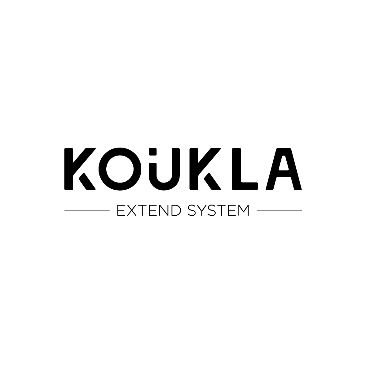 KOUKLA extend system_Juodas